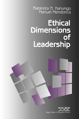 Ethical Dimensions Of Leadership (Sage Series On Business Ethics),New