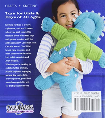 60 Quick Knitted Toys: Fun, Fabulous Knits in the 220 Superwash Collection from Cascade Yarns (60 Quick Knits Collection),Used