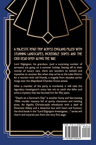 Death on a Summers Day: A 1920s Mystery (Lord Edgington Investigates...),Used