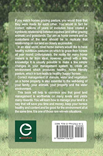 Healthy Land, Healthy Pasture, Healthy Horses: The Equicentral System Series Book 2,Used