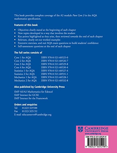 Core 3 for AQA (SMP AS/A2 Mathematics for AQA),Used