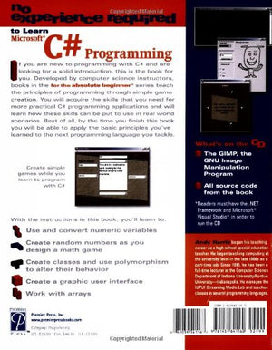 Microsoft C# Programming: For the Absolute Beginner,Used