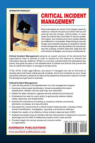 Critical Incident Management,Used