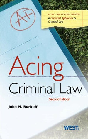 Acing Criminal Law (Acing Series),Used