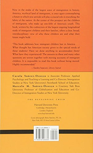 Children Of Immigration (The Developing Child),New