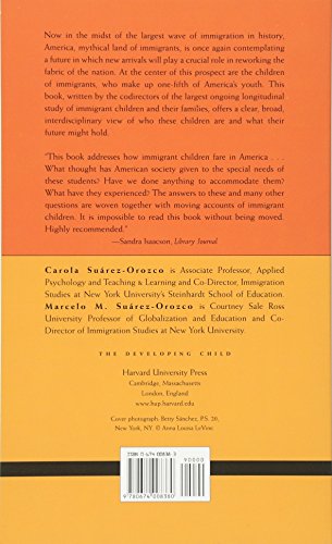 Children Of Immigration (The Developing Child),New