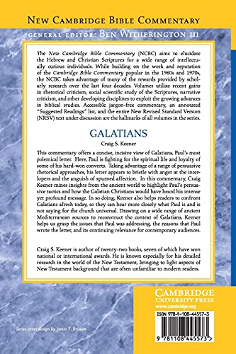 Galatians (New Cambridge Bible Commentary),Used