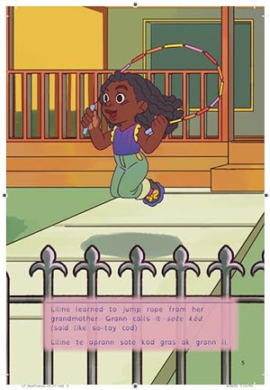 Liline Ak Pepper: Se Bon Zanmi (Paw Prints Readers, Level 1) (Haitian Edition),Used