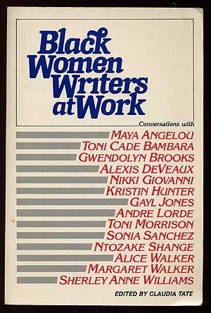 Black Women Writers at Work,New