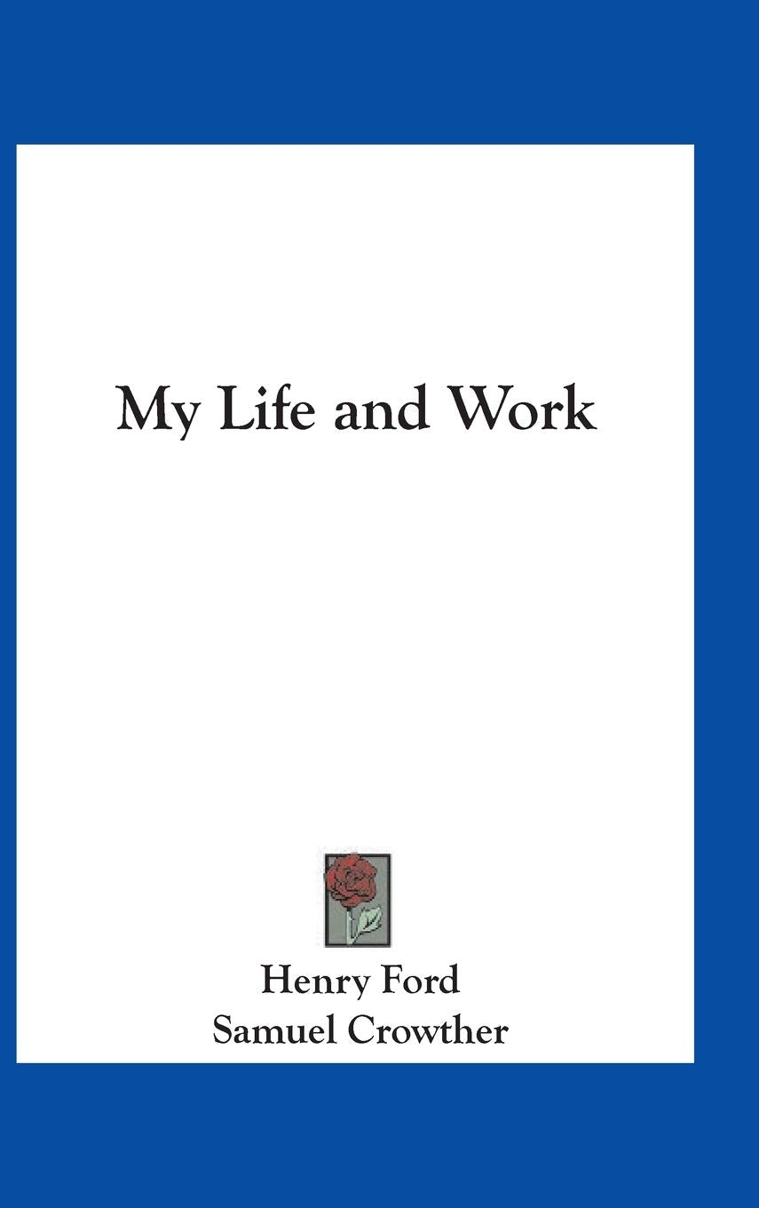 My Life And Work