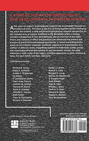 Emotions in the Workplace: Understanding the Structure and Role of Emotions in Organizational Behavior,Used