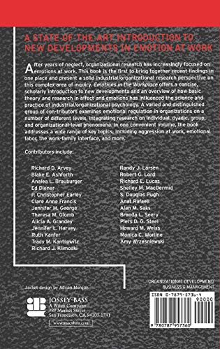 Emotions in the Workplace: Understanding the Structure and Role of Emotions in Organizational Behavior,Used