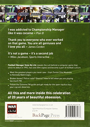 Football Manager Stole My Life: 20 Years of Beautiful Obsession,Used