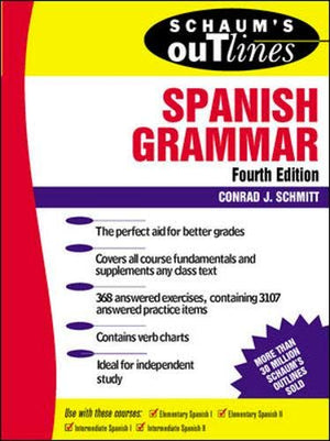 Schaums Outline of Spanish Grammar (4th edition),Used
