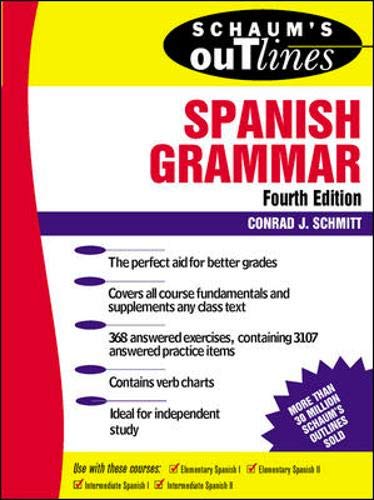 Schaums Outline of Spanish Grammar (4th edition),Used