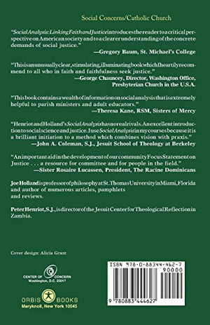 Social Analysis: Linking Faith And Justice-used