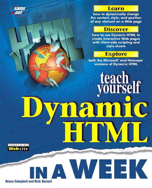 Sams Teach Yourself Dynamic HTML in a Week,Used