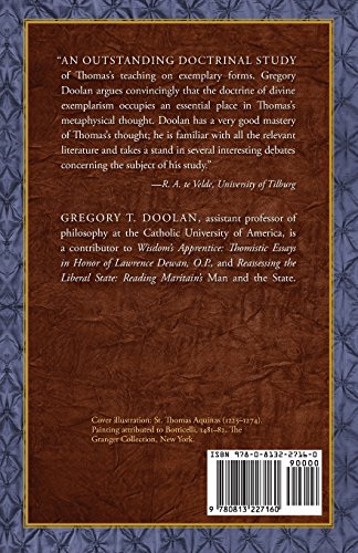 Aquinas On The Divine Ideas As Exemplar Causes,New