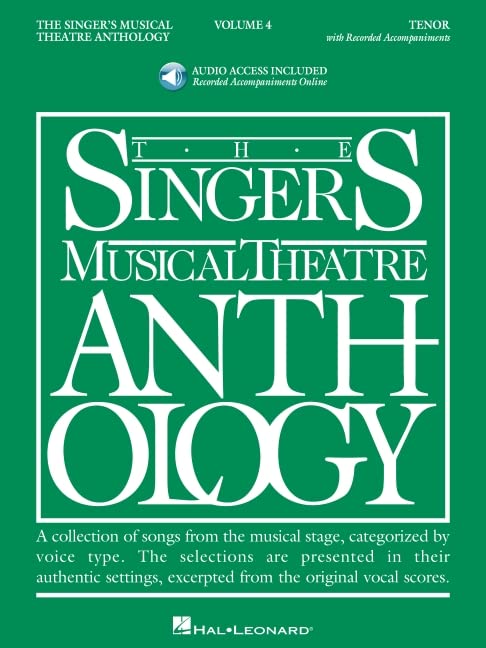 Singer's Musical Theatre Anthology: Tenor, Volume 4 Book/Online Audio,Used