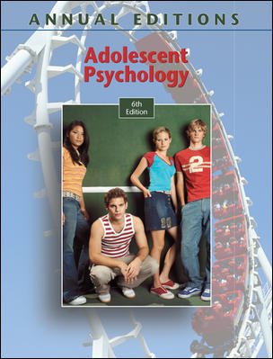 Adolescent Psychology, 6Th Edition (Annual Editions),Used