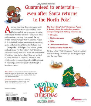 The Everything Kids' Christmas Puzzle And Activity Book: Mazes, Activities, And Puzzles for Hours of Holiday Fun,Used