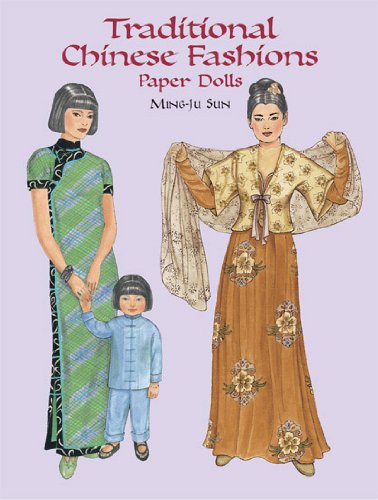 Traditional Chinese Fashion Paper Dolls,Used