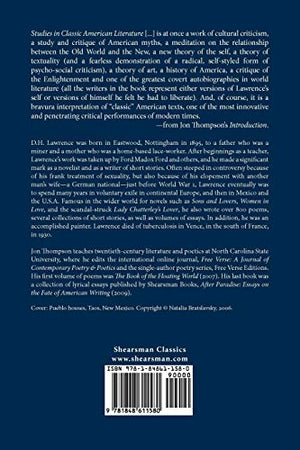 Studies in Classic American Literature (Shearsman Classics),Used