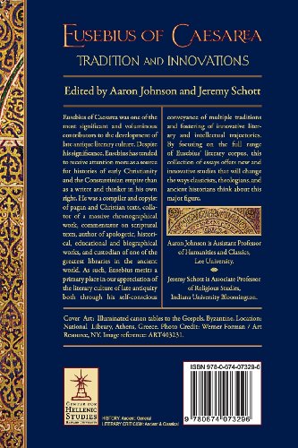 Eusebius of Caesarea: Tradition and Innovations (Hellenic Studies Series),New