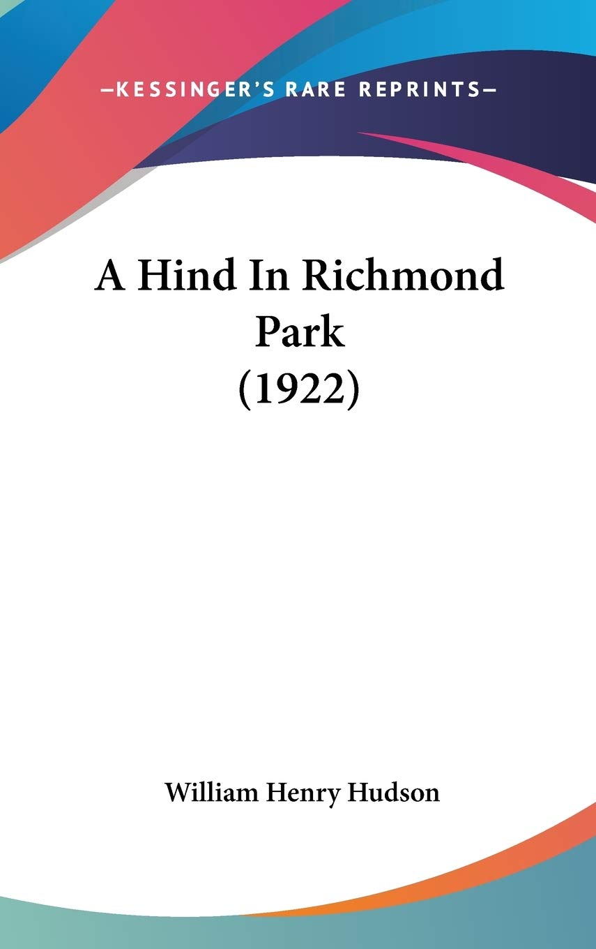 A Hind In Richmond Park (1922),New