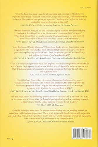 Own the Room: Discover Your Signature Voice to Master Your Leadership Presence,New