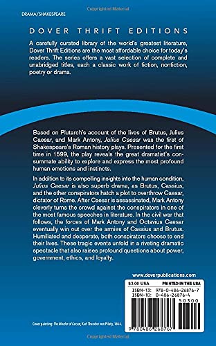 Julius Caesar (Dover Thrift Editions: Plays),Used