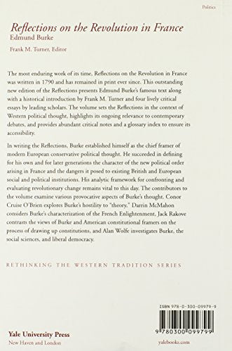 Reflections on the Revolution in France (Rethinking the Western Tradition),Used