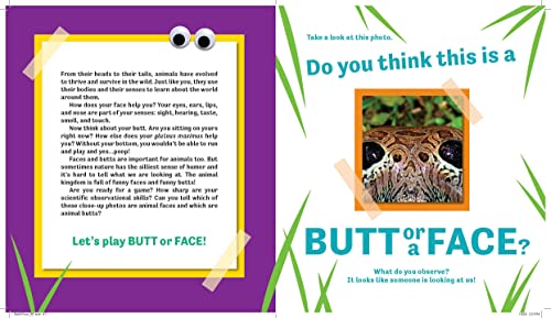 Butt Or Face?: A Hilarious Animal Guessing Game Book For Kids