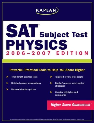 Kaplan SAT Subject Test: Physics 20062007,Used
