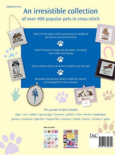 Picture Your Pet In Cross Stitch: Over 400 Animal Portraits And Motifs,New