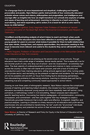 Learning To Liberate (Critical Social Thought)