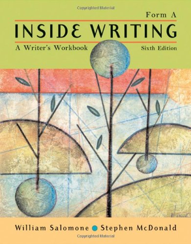 Inside Writing: A Writers Workbook, Form A,Used