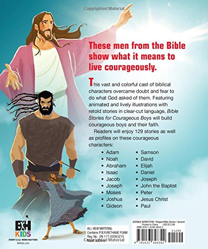 Bible Stories for Courageous Boys (padded cover),Used