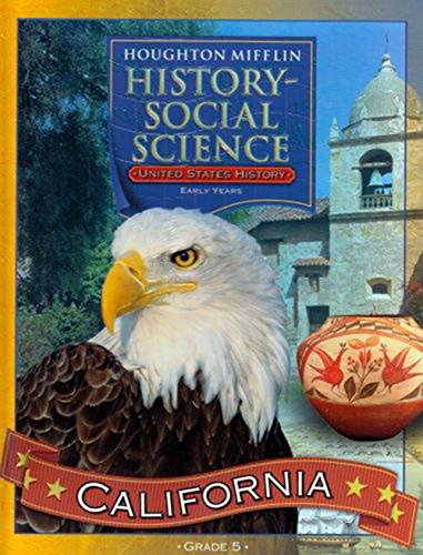 United States History: Early Years: Grade 5, HistorySocial Science California,Used