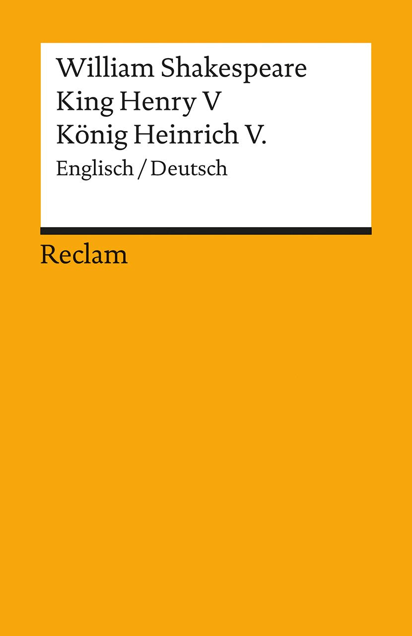 King Henry V: Engl.dt. = Konig Heinrich V (UniversalBibliothek ; Nr. 9899) (German Edition),Used