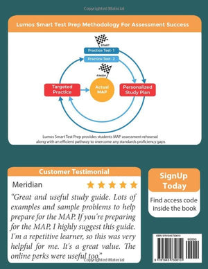 Missouri Assessment Program Test Prep: 4th Grade Math Practice Workbook and Fulllength Online Assessments: MAP Study Guide (MO ,Used