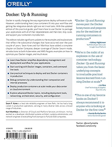 Docker: Up & Running: Shipping Reliable Containers in Production,Used