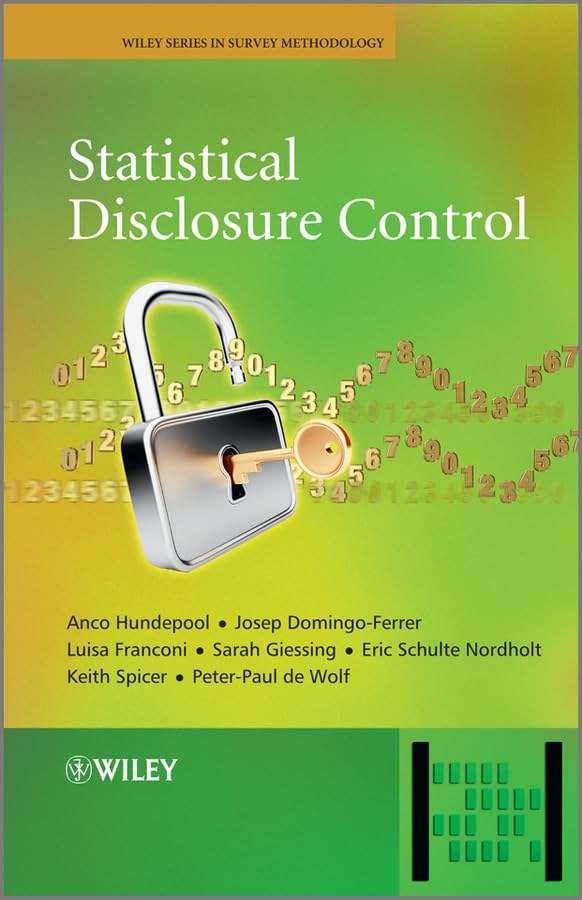 Statistical Disclosure Control,Used