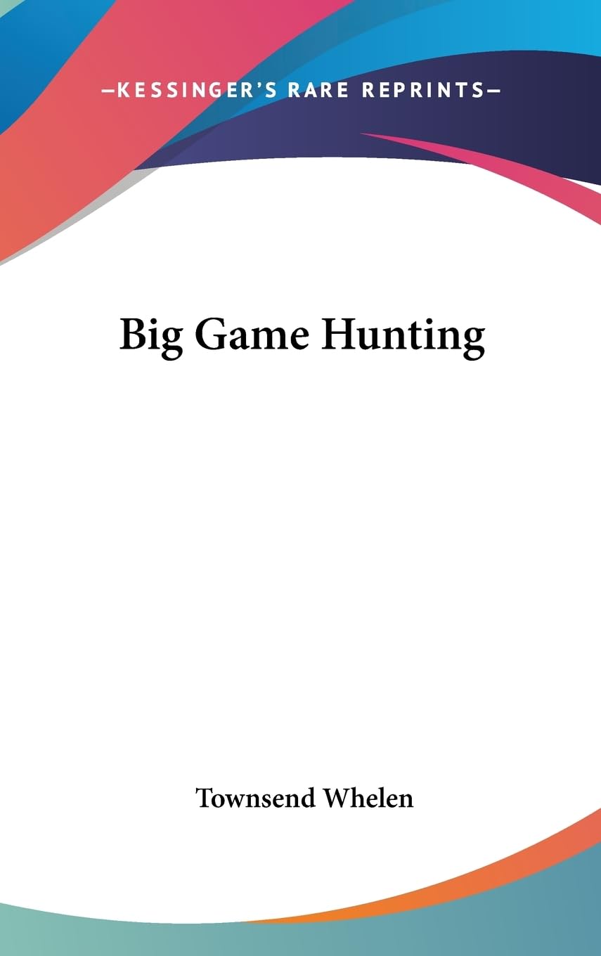 Big Game Hunting,Used