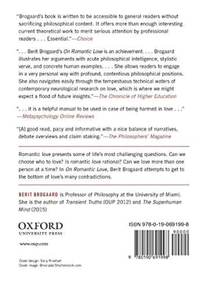 On Romantic Love: Simple Truths about a Complex Emotion (Philosophy in Action),Used