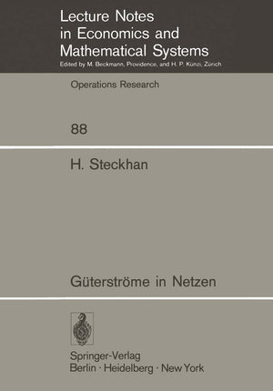 Gterstrme in Netzen (Lecture Notes in Economics and Mathematical Systems, 88) (German Edition),Used