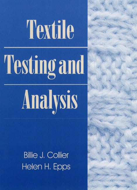 Textile Testing and Analysis,Used