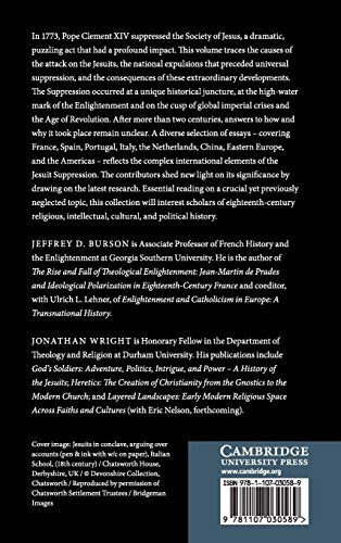 The Jesuit Suppression in Global Context: Causes, Events, and Consequences,Used