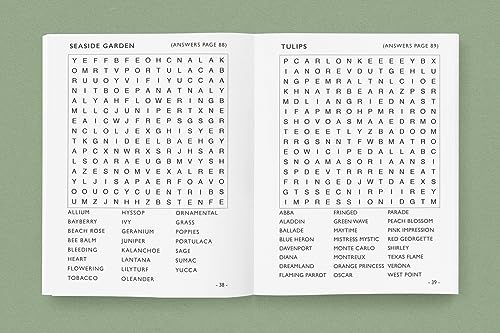 Word Search Puzzle Book For Gardeners: Large Print Word Find Puzzles for Adults (Large Print Brain Games),Used