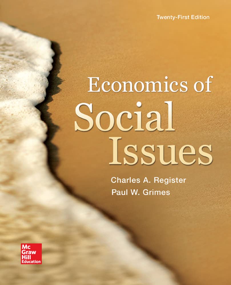Economics of Social Issues (The Mcgrawhill Series in Economics),Used